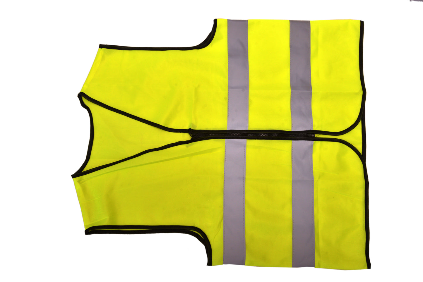 Reflective Vests- Green Zipped - KAKSWEAR Online Shop