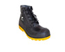 Rubber heavy duty Black Yellow short gumboots water & acid - KAKSWEAR Online Shop