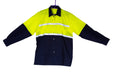 Hi Vis 3M safety Shirt full cotton long sleeve Safety Reflective Shirt Work clothes Uniform For Unisex - KAKSWEAR Online Shop