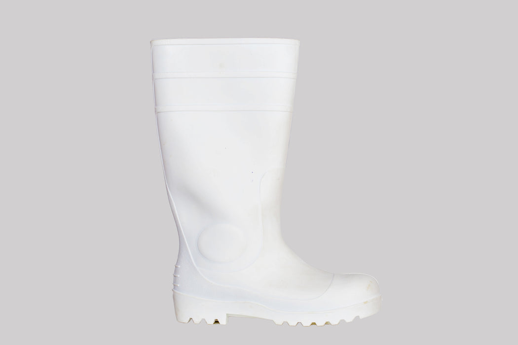 Heavy Duty Gumboots-PVC White - KAKSWEAR Online Shop