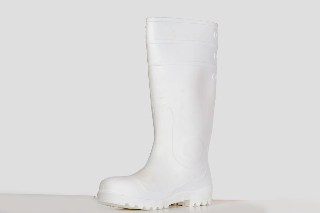 Heavy Duty Gumboots-PVC White - KAKSWEAR Online Shop